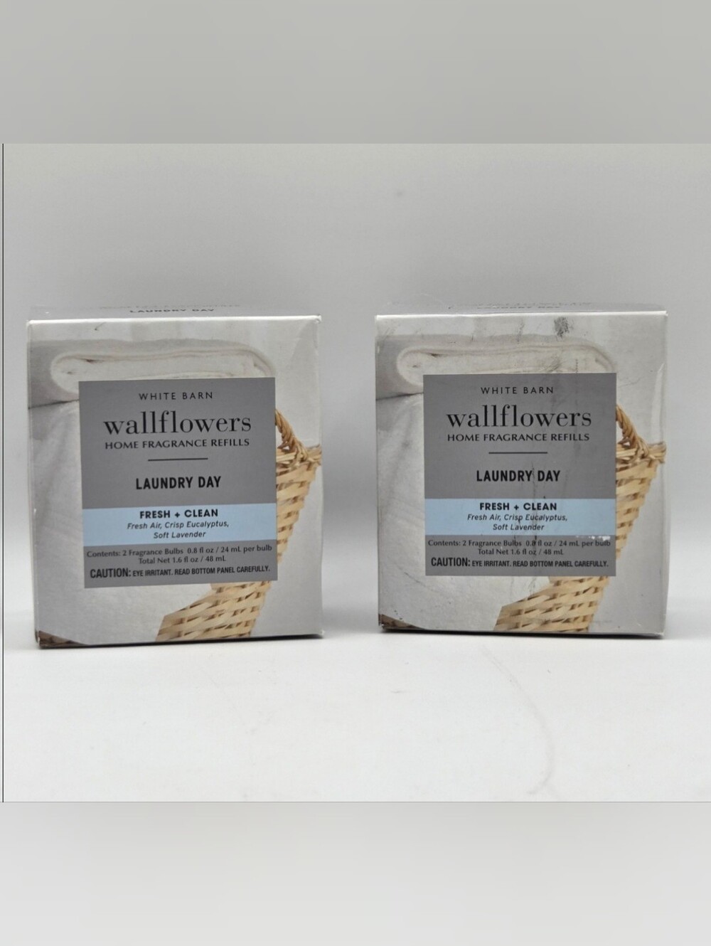 White Barn Wallflowers Laundry Day Home Fragrance Refills X 4
